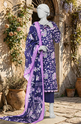 PRINTED TEXTURED LAWN 3PCS UNSTITCHED