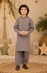 TEA-PINK EMBROIDERED BLENDED KAMEEZ SHALWAR