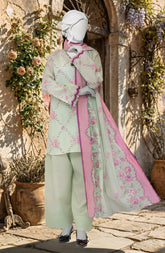 PRINTED TEXTURED LAWN 3PCS UNSTITCHED