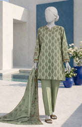 PRINTED TEXTURED LAWN 3PCS UNSTITCHED