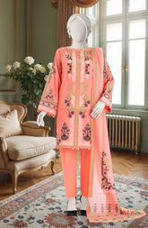 PRINTED LAWN 3PCS UNSTITCHED