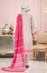 EMBROIDERED PRINTED LAWN 3PCS UNSTITCHED