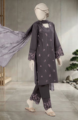 EMBROIDERED CAMBRIC 3PCS UNSTITCHED