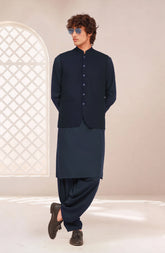 NAVY SUITING WAISTCOAT