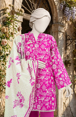 PRINTED TEXTURED LAWN 3PCS UNSTITCHED