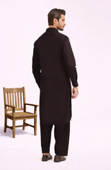 CHOCOLATE BROWN 100% COTTON KAMEEZ SHALWAR