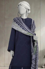 EMBROIDERED CAMBRIC 3PCS UNSTITCHED