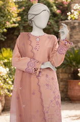 EMBROIDERED CAMBRIC 3PCS UNSTITCHED