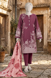 JACQUARD 3PCS UNSTITCHED