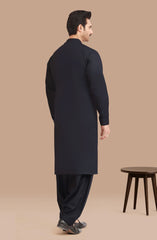 CHARCOAL BLENDED KAMEEZ SHALWAR