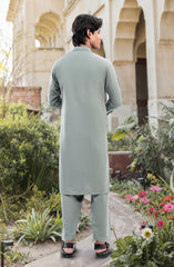 SAGE GREEN BLENDED KAMEEZ SHALWAR
