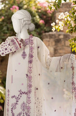 EMBROIDERED CAMBRIC 3PCS UNSTITCHED