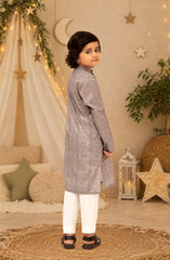 LATTE BLENDED EMBROIDERED KURTA