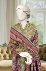 PRINTED KHADDAR 3PCS UNSTITCHED