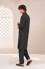 LIGHT-GREY BLENDED KAMEEZ SHALWAR