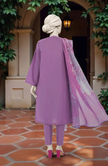 EMBROIDERED CAMBRIC STITCHED 3 PIECE