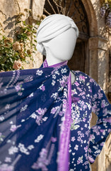 PRINTED TEXTURED LAWN 3PCS UNSTITCHED