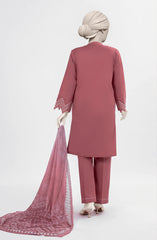 EMBROIDERED CAMBRIC STITCHED 3 PIECE