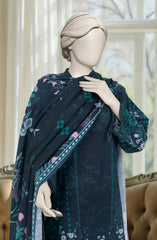 PRINTED KHADDAR 3PCS UNSTITCHED