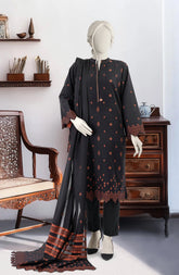 JACQUARD STITCHED 3 PIECE