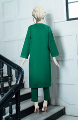 EMBROIDERED JACQUARD STITCHED 2 PIECE