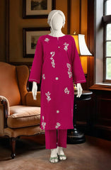 EMBROIDERED JACQUARD STITCHED 2 PIECE