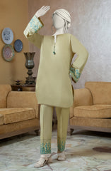 EMBROIDERED JACQUARD STITCHED 2 PIECE