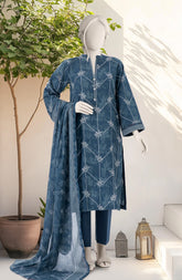 PRINTED LAWN STITCHED 3 PIECE