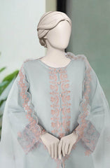 EMBROIDERED CAMBRIC STITCHED 3 PIECE