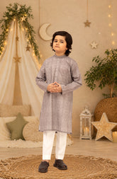 LATTE BLENDED EMBROIDERED KURTA
