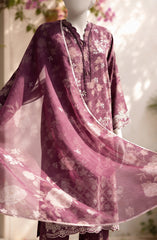 EMBROIDERED PRINTED CAMBRIC STITCHED 3 PIECE