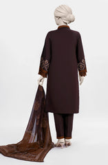 EMBROIDERED CAMBRIC STITCHED 3 PIECE