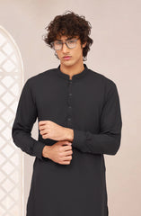 LIGHT-GREY BLENDED KAMEEZ SHALWAR