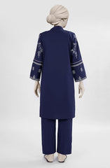 EMBROIDERED CAMBRIC STITCHED 2 PIECE