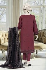 PRINTED KHADDAR 3PCS UNSTITCHED