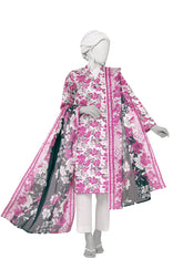 PRINTED TEXTURED LAWN 3PCS UNSTITCHED