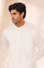 OFF-WHITE BLENDED KAMEEZ SHALWAR
