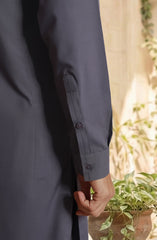 PLUM-MIDDLE BLENDED KAMEEZ SHALWAR