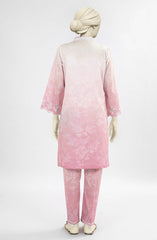EMBROIDERED CAMBRIC STITCHED 2 PIECE