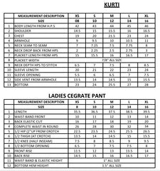 EMBROIDERED CROSS HATCH STITCHED 2 PIECE