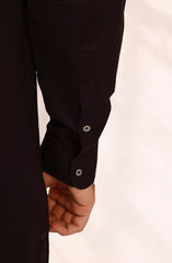 CHOCOLATE-BROWN 100% COTTON KAMEEZ SHALWAR