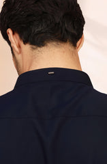 NAVY BLENDED KAMEEZ SHALWAR