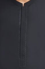 BLUEISH-GREY BLENDED EMBROIDERED KAMEEZ SHALWAR