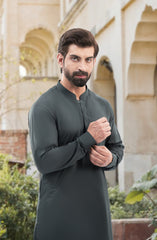 DARK GREEN 100% COTTON KAMEEZ SHALWAR