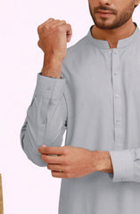 SEA-GREEN BLENDED KAMEEZ SHALWAR