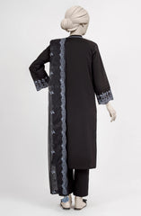 EMBROIDERED CAMBRIC STITCHED 3 PIECE
