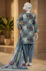 PRINTED LAWN STITCHED 2 PIECE