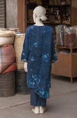 EMBROIDERED PRINTED LAWN STITCHED 3 PIECE