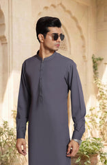 PLUM-MIDDLE BLENDED KAMEEZ SHALWAR