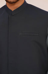 CHARCOAL SUITING WAISTCOAT